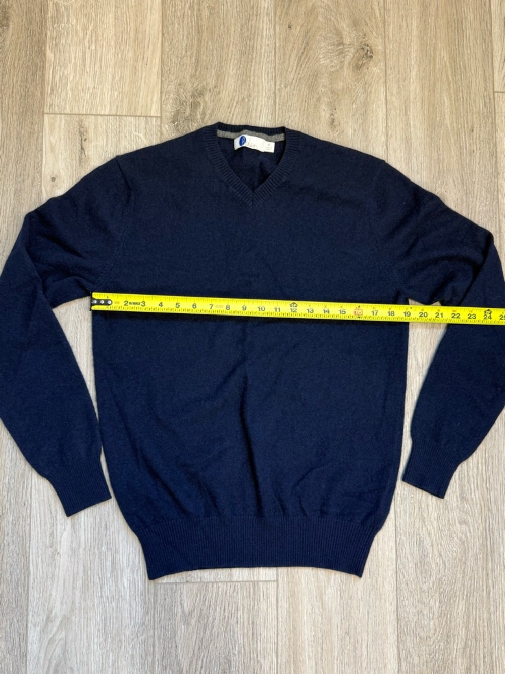BODEN - Women's Navy V-Neck 100% Cashmere Sweater - Size M - Picture 4 of 7